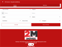 Tablet Screenshot of 2mimoveis.com